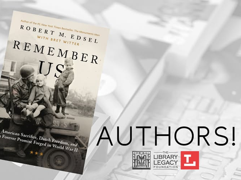 authors! Robert Edsel 4×3 event image