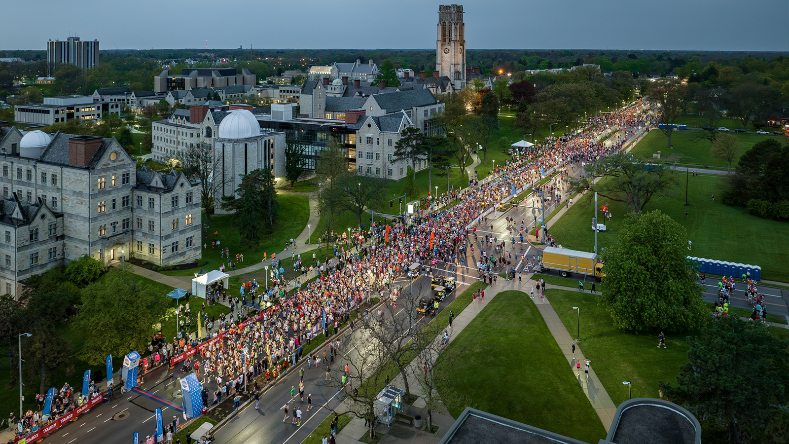 glass city marathon at the university of toledo