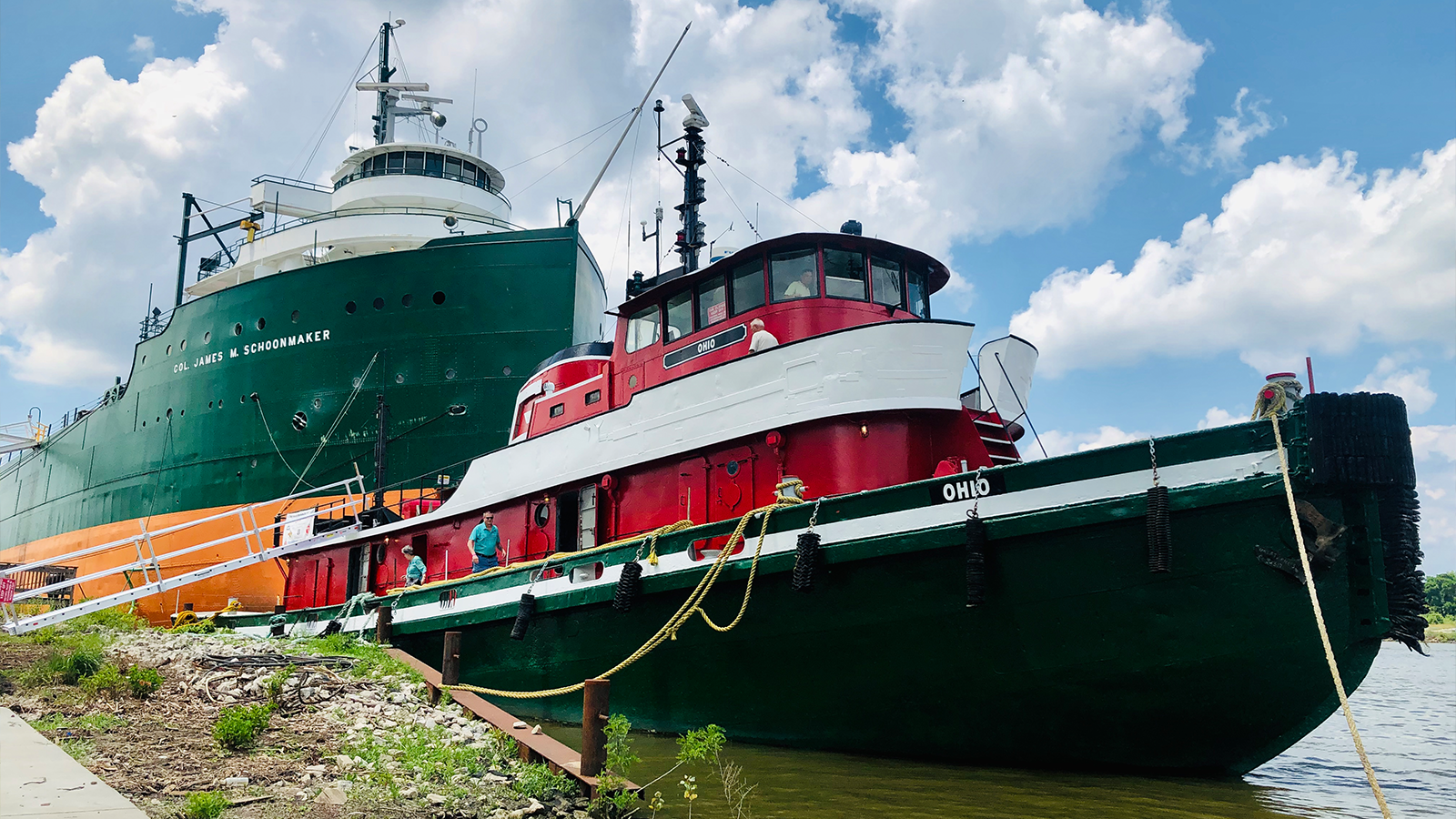boats at the National Museum of the Great Lakes